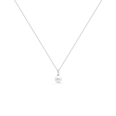 Pearl & Ball Drop Necklace