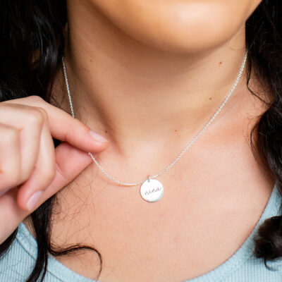 Name Disc Pendant