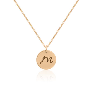 Initial Disc Pendant