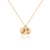 Twin Disc Necklace