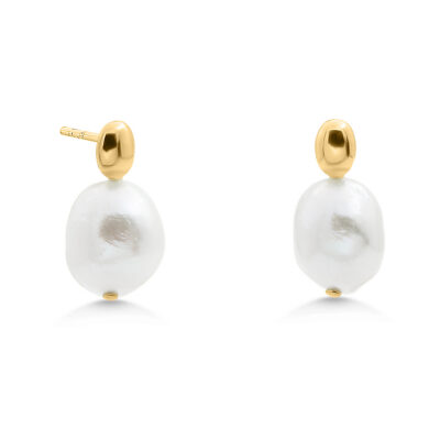 Baroque Dotty Pearl Stud