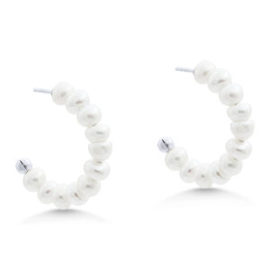 Pearl Hoops (M)