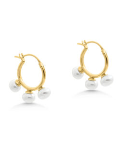 Juniper Pearl Hoops