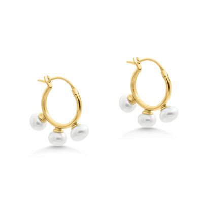Juniper Pearl Hoops