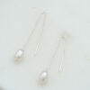 Rice Pearl Threader Earrings
