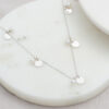 Multi Disc & Pearl Necklace