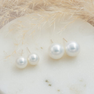 Shell Pearl Studs