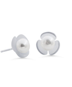 Mother of Pearl Flower Studs