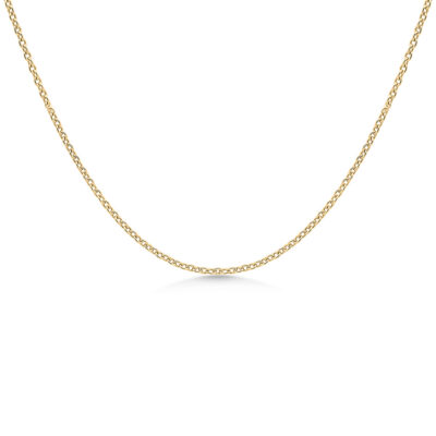 9ct YG Anchor Chain Necklace