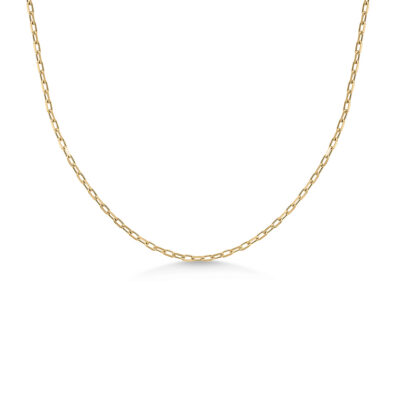 Dainty 9ct YG Stamped Anchor Necklace