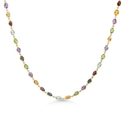 9ct YG Tutti Frutti Necklace