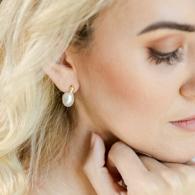 Baroque Dotty Pearl Stud
