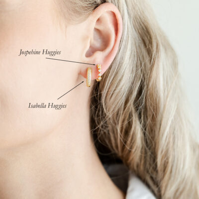 Isabella Huggies YG Plated