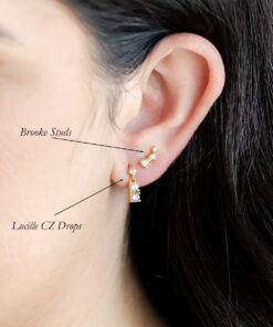 Brooke Studs Silver