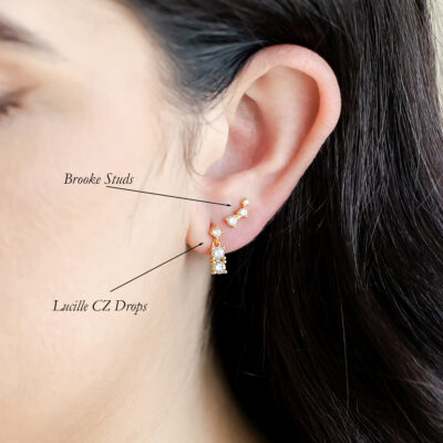 Brooke Studs Silver