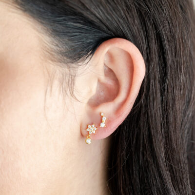 Thea Drops YG Plated