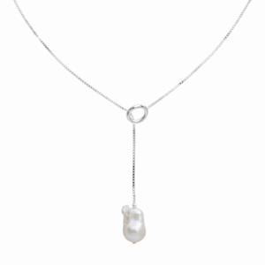 Baroque Pearl Y-Chain Necklace