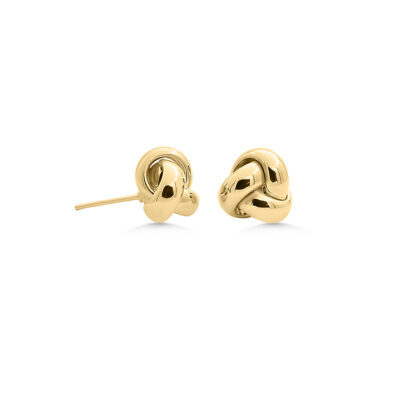 9ct YG Knot Studs (Design 2)