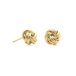 9ct YG Knot Studs (Design 1)