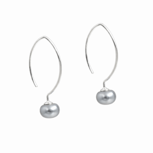 Callie Pearl Drops (Grey)
