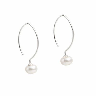 Callie Pearl Drops (White)