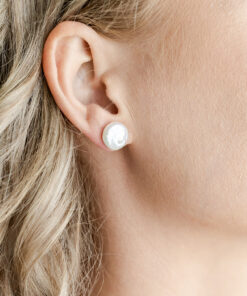 Coin Pearl Studs (S)