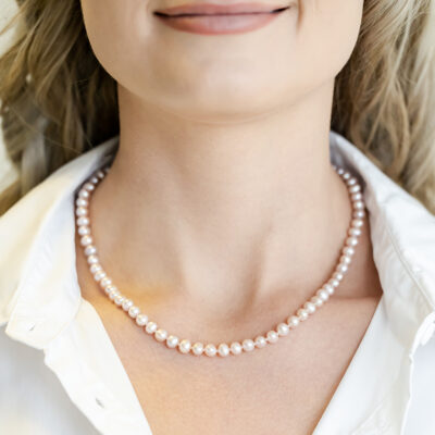 Classic Pearl Necklace (5.5 mm – 6 mm)