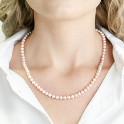 Classic Pearl Necklace (5.5 mm – 6 mm)