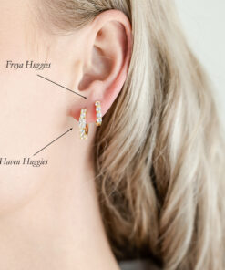 Haven Huggies YG Plated
