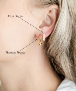 Harmony Huggies YG Plated