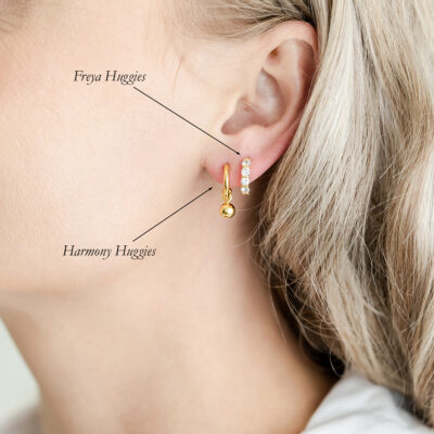 Harmony Huggies YG Plated