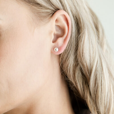 Silver Dome Studs (6mm)