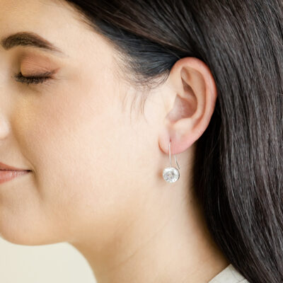 Silver CZ Drops (10mm)