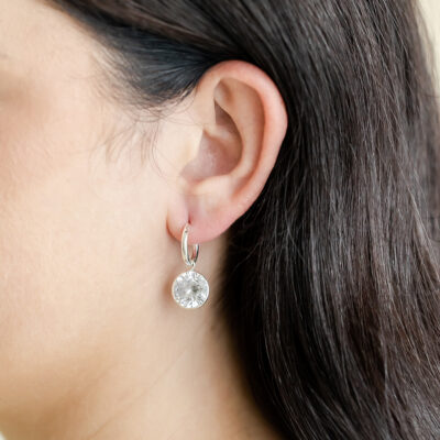 Silver CZ Pretty Womans (12mm)