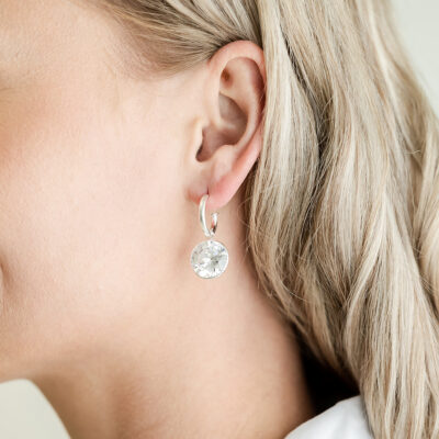 Silver CZ Pretty Womans (14mm)