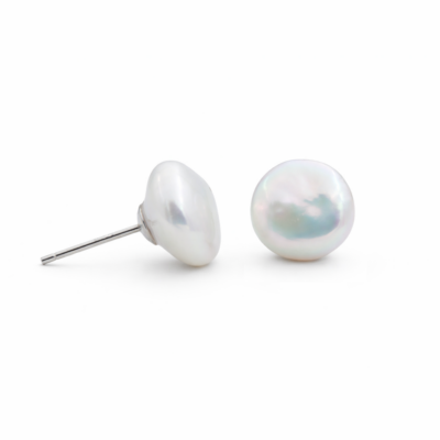 Coin Pearl Studs (S)