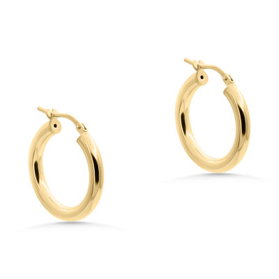Jane Hoops YG Plated (S)