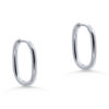 Silver Large Paperclip Huggies