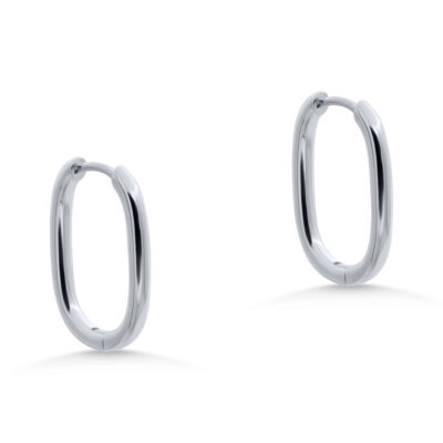 Silver Large Paperclip Huggies