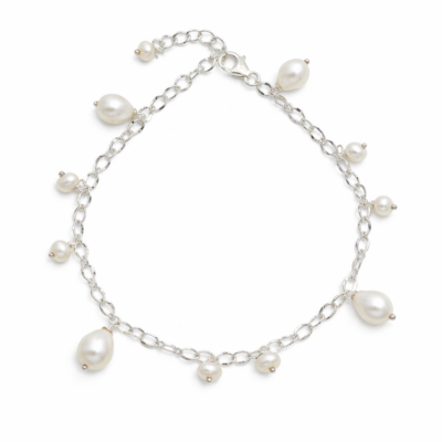 Pearl Charm Bracelet