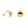 Chunky Frances Hoops YG Plated