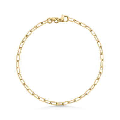 Paperclip Bracelet YG Plated