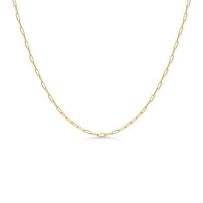 Paperclip Chain YG Plated