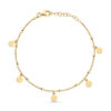 Tiny Disc Bracelet