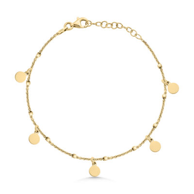 Tiny Disc Bracelet