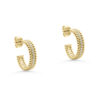 Octavia Hoops YG Plated
