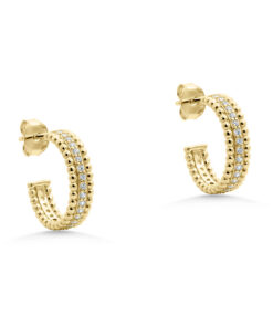 Octavia Hoops YG Plated