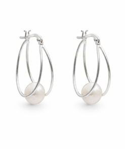 Suzy Pearl Hoops