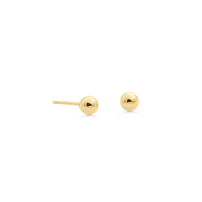 9ct YG Ball Studs (4mm)