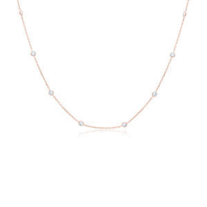 Jeanine Necklaces RG Plated